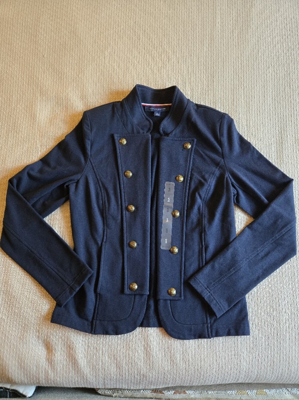 Tommy Hilfiger Navy Military-Style Women's Jacket